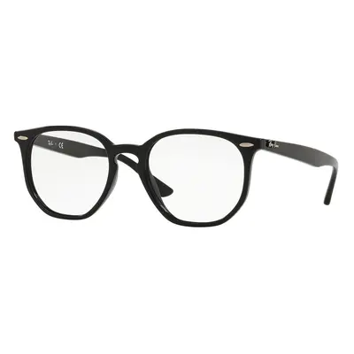 Ray-Ban Hexagonal RX7151 2000 L (52) Fekete Unisex Dioptriás szemüvegek