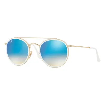 Ray-Ban Round Double Bridge RB3647N 001/4O ONE SIZE (51) Fehér Unisex Napszemüvegek