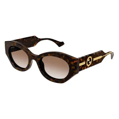 Gucci GG1553S 002 ONE SIZE (52) Havana Férfi Napszemüvegek