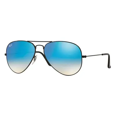 Ray-Ban Aviator Flash Lenses Gradient RB3025 002/4O M (58) Fekete Unisex Napszemüvegek