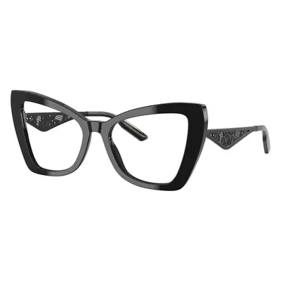 Dolce & Gabbana DG3409 501 ONE SIZE (53) Fekete Férfi Dioptriás szemüvegek