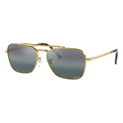 Ray-Ban New Caravan Chromance Collection RB3636 9196G6 Polarized M (55) Arany Unisex Napszemüveg