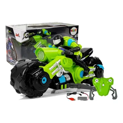 R/C 1:10 Remote Control Drift Motorcycle Green