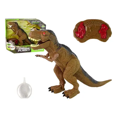 R/C távirányító Tyrannosaurus Rex dinoszaurusz gőzzel szerelve