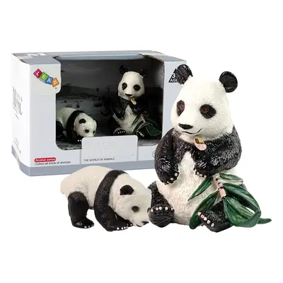 Panda figurák készlete