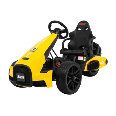 Gyermek elektromos gokart XR-1 sárga