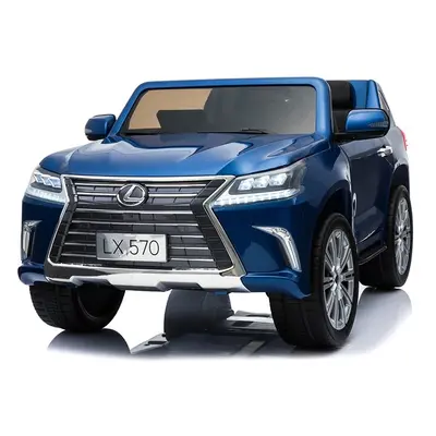 Elektromos kisautó Lexus LX570 4x4 kékre festve