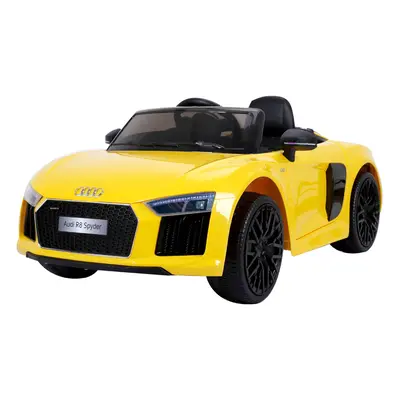 Elektromos kisautó Audi R8 Spyder Maxi sárga