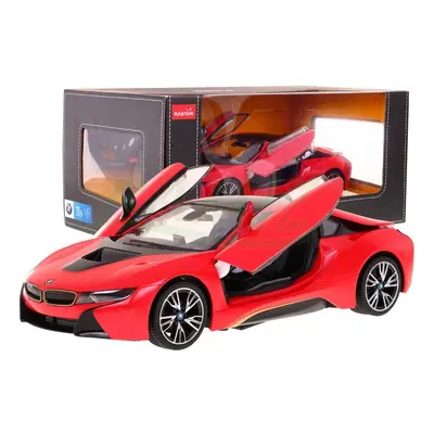 Távirányítós autó R/C BMW i8 Rastar 1:14 piros