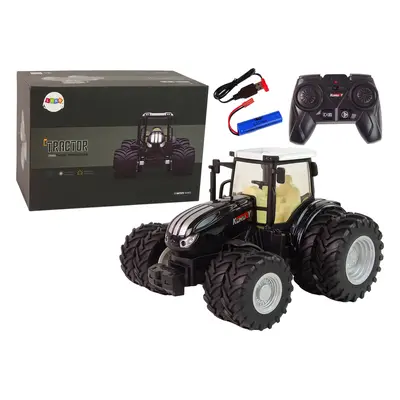 Távirányított R/C Black Tractor 2.4G Metal fordítása elektromos autó - távirányítású fekete trak