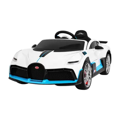 Gyerek elektromos kisautó Bugatti Divo fehér