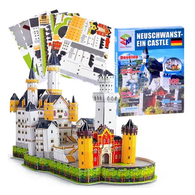 Puzzle 3D NEUSCHWANSTEIN KASTÉLY 109 részes