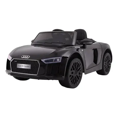 Elektromos kisautó Audi R8 Spyder Maxi feketére festve