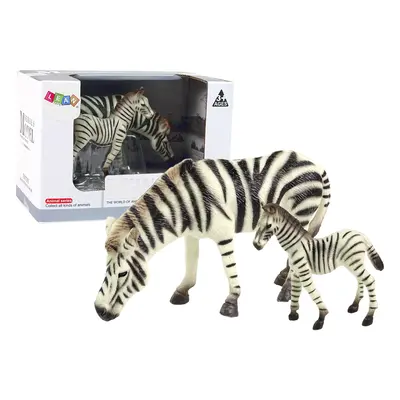 Zebra figurák készlete