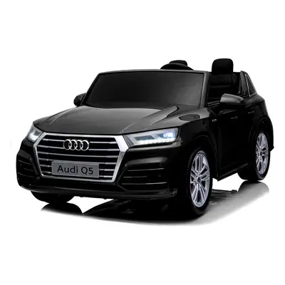 Gyermek elektromos kisautó Audi Q5 4x4 LCD feketére festve