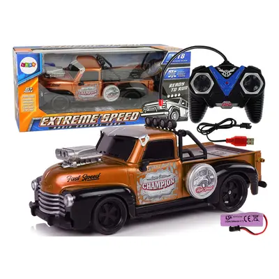 R/C távirányítós pick-up autó 1:18 barna