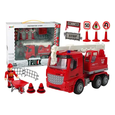 Tűzoltó készlet Útjelző táblák Crane Fireman