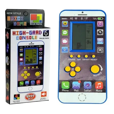 Elektronikus játék Tetris pocket verzió kék