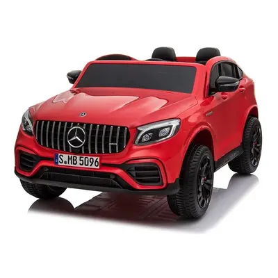 Elektromos kisautó Mercedes-Benz GLC 63S 4x4 kétüléses pirosra festve