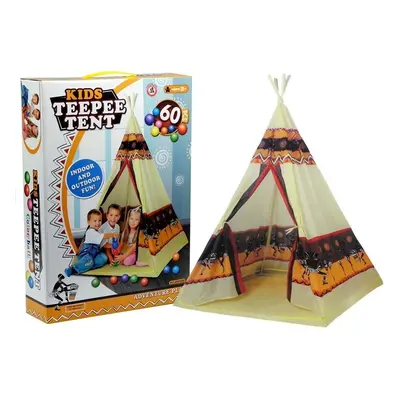 Tipi indián játszóház + 60 golyó 155 cm