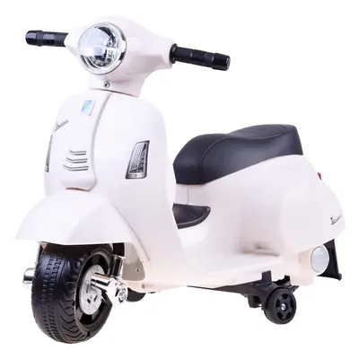 Gyermek elektromos motorkerékpár Vespa fehér