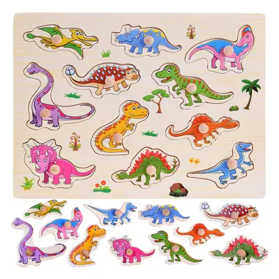 Fa puzzle dinoszauruszok 11 puzzle darab