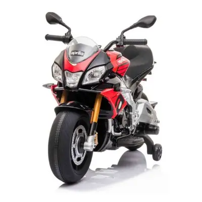 Gyermek elektromos motorkerékpár Aprilia Tuono V4 piros ÚJ KIÁLLÍTOTT DARAB