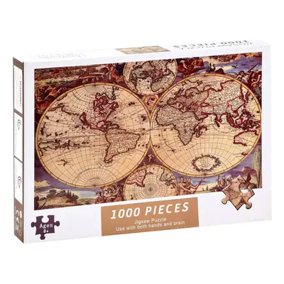 Puzzle antik régi világtérkép 1000 darab