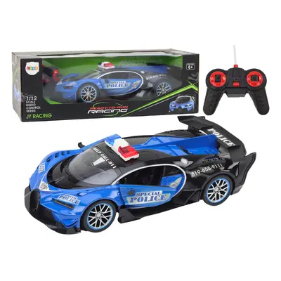 1:12 Scale Remote Control RC Police Car Blue