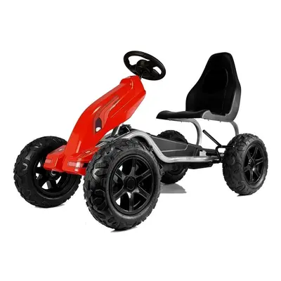 Gyermek gokart felfújható kerekekkel Monster red