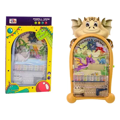 Ügyességi társasjáték Pinball Dinosaurs Dragon beige