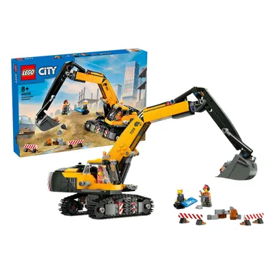 Építőkészlet LEGO CITY Sárga Exkavátor 633 részes 60420