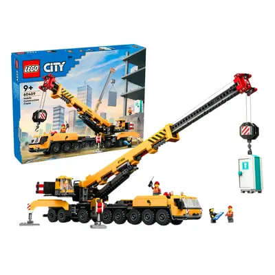 Építőkészlet LEGO CITY Sárga mobil daru 1116 részes 60409