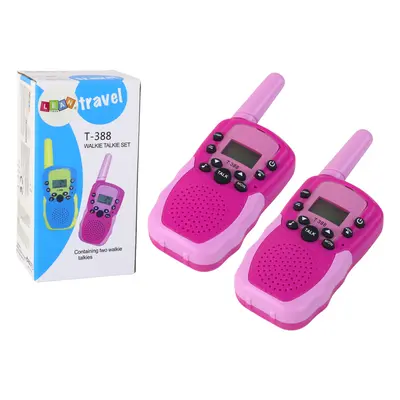 Gyermek Walkie Talkie rózsaszín