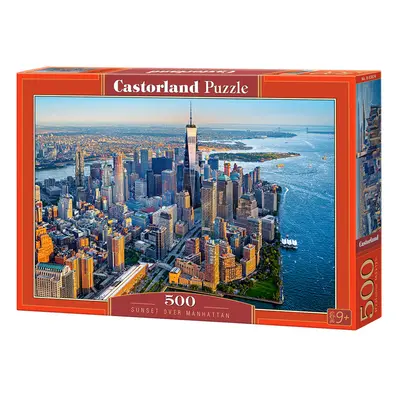 500 darabos puzzle Naplemente Manhattan felett