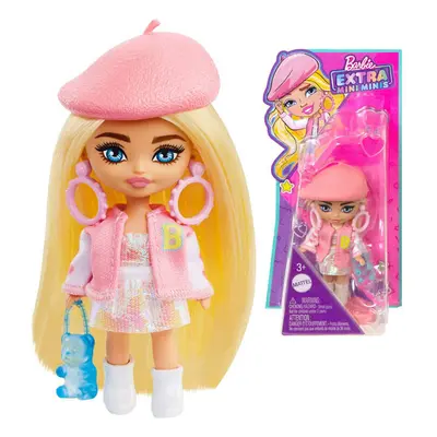 Stílusos divatbaba Barbie Extra Mini Minis barettben