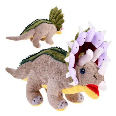 Plüss játék Triceratops 30 cm-es dinoszaurusz