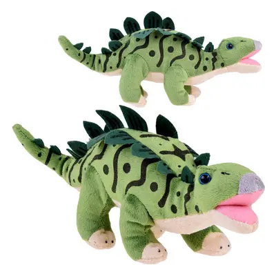 Plüss Stegosaurus zöld 30 cm