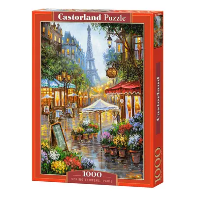 Puzzle 1000 db Tavaszi virágok, Párizs