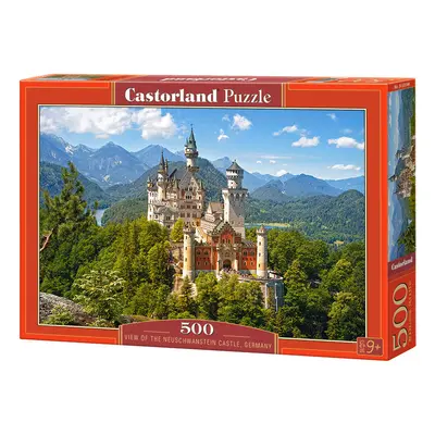 Puzzle 500 darab Kilátás a Neuschwanstein-kastélyra