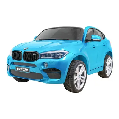 Elektromos kisautó BMW X6 M kétüléses XXL kékre festve