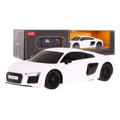 Távirányítós autó R/C Audi R8 Rastar 1:24 fehér