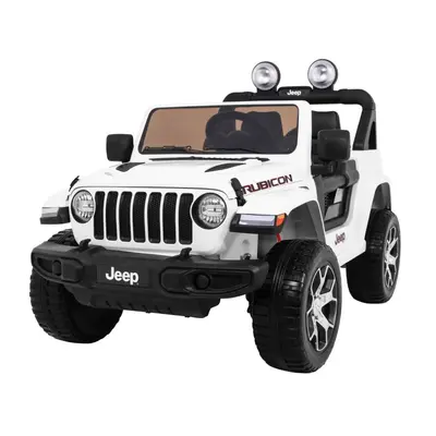 Elektromos kisautó Jeep Wrangler Rubicon 4x4 fehér