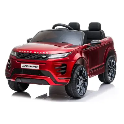 Range Rover Evoque elektromos kisautó pirosra festve