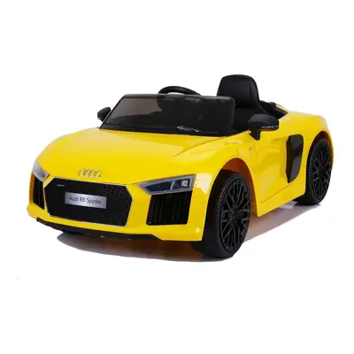 Elektromos kisautó Audi R8 Spyder Maxi sárga