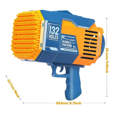 Szappanbuborék pisztoly + szappanbuborék gép 132 bazooka kék