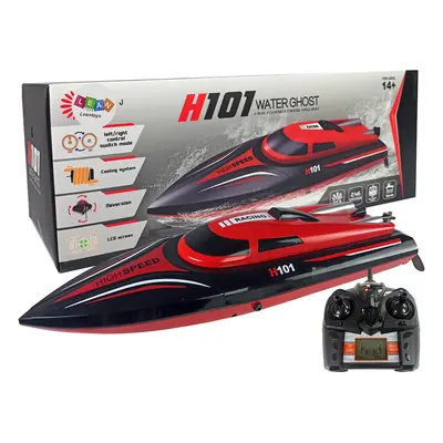 H101 Remote Control R/C motorcsónak 1:48 2,4GHz Red