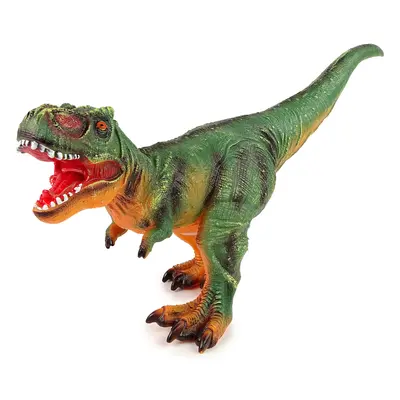 Nagy dinoszaurusz Tyrannosaurus Rex figura zöld narancssárga hanggal