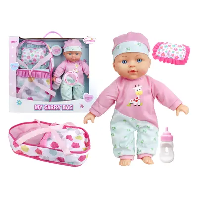 Doll Bobas Carrier Pink Bottle Sound