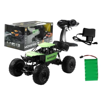 Távirányítós autó Monster R/C 1:8 zöld